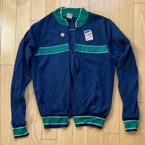 Vintage New w Tags Basset Walker Blue and Green Men's Sports Jacket